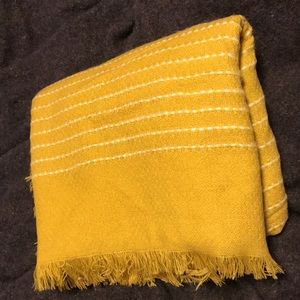 Big soft yellow scarf